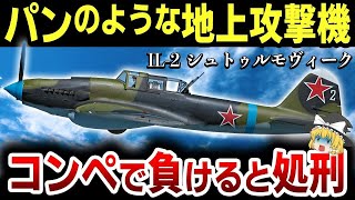 【ゆっくり解説】ドイツ軍地上部隊を破壊しまくったソ連の地上攻撃機「IL-2」の血塗られた運用歴と装備がヤバすぎる【シュトゥルモヴィーク】