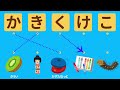 ひらがな★かきくけこ★たのしく勉強しよう！★子供向け知育アニメ★learn hiragana and japanese