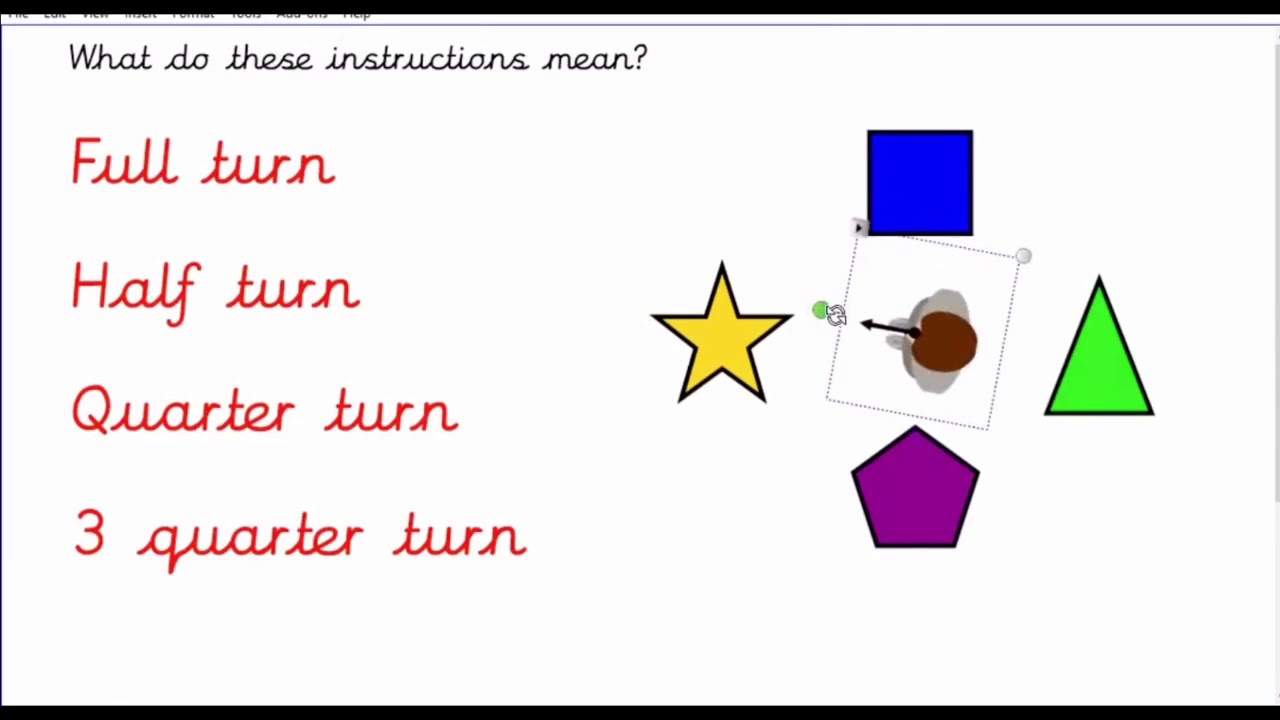 Maths Describing Turns - YouTube