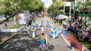 【4k】備後ばらバラよさこい踊り隊(C)　よさこい鳴子踊り特別演舞2022 　追手筋(南)