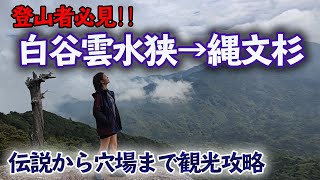 ジブリの世界!白谷雲水狭から縄文杉まで一泊縦走ガイド【前編】テント無し　もののけ姫　　　屋久島　登山