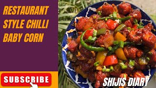 👌അടിപൊളി ടേസ്റ്റിൽ Restaurant Style Chilli Baby Corn ഉണ്ടാക്കാം||crispy chilli baby corn recipe