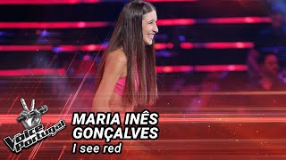 Maria Inês Gonçalves - "I see red"  | Provas Cegas | The Voice Portugal