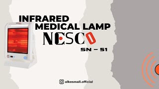 Review dan cara Pemakaian Lampu Terapi InfraRed SN-51 Nesco