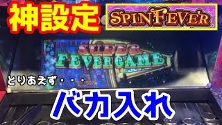 【メダルゲーム】神設定！？のスピンフィーバーでバカ入れしてみたら凄かった