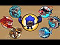 Shadow Fight 2 - The Sonic Tapes Vs All Legendary Megalodons | Most Epic Video