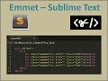 Installing emmet and creating code snippets with Sublime text 3
