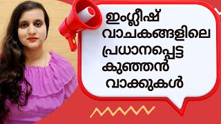 ഇംഗ്ലീഷ് വാചകങ്ങളിലെ പ്രധാനപ്പെട്ട കുഞ്ഞൻ വാക്കുകൾ| #spokenenglishmalayalam