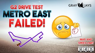 G2 Test In Metro East | Real Road Test With Audio | G2 Route | Lawrence | Victoria Park