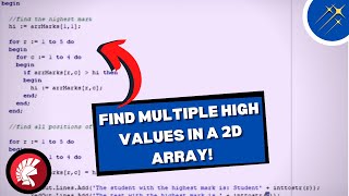How to Find The Multiple Highest Values in A Two-Dimensional Array! | Beginner's Guide To Coding