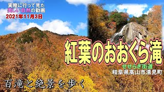 実際に行って見た美しい自然の動画（せせらぎ街道・おおくら滝遊歩道）岐阜県高山市清見町