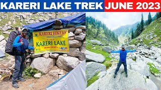 Kareri Lake Trek June 2023 | Kareri lake | Camping in Himachal Pradesh