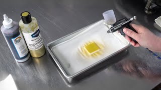 How to use Metallic Food Airbrush Food Coloring [ Cake Decorating For Beginners