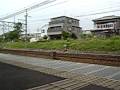 静鉄電車coca cola zeroラッピング車 桜橋駅到着 shizuoka railway