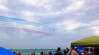 RAF Red Arrows Chicago Air Show 2019 Saturday