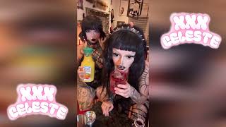 🔥Best Drink Ever 🖤 #gothgirl