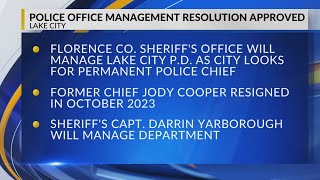 Lake City turns over management of police department to Florence County Sheriff's Office during sear