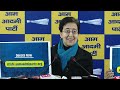 live aap senior leader u0026 delhi cm atishi addressing an important press conference