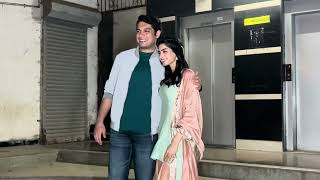 Khushi Kapoor and Junaid Khan promoting their film Loveyapa ❤️🥰