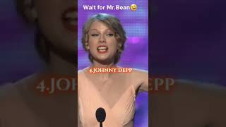 Other Celebrities Vs Mr Bean🤣 getting Awards🏆#shorts #johnnydepp #mrbean #robert