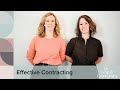 Effective Contracting as a Coach