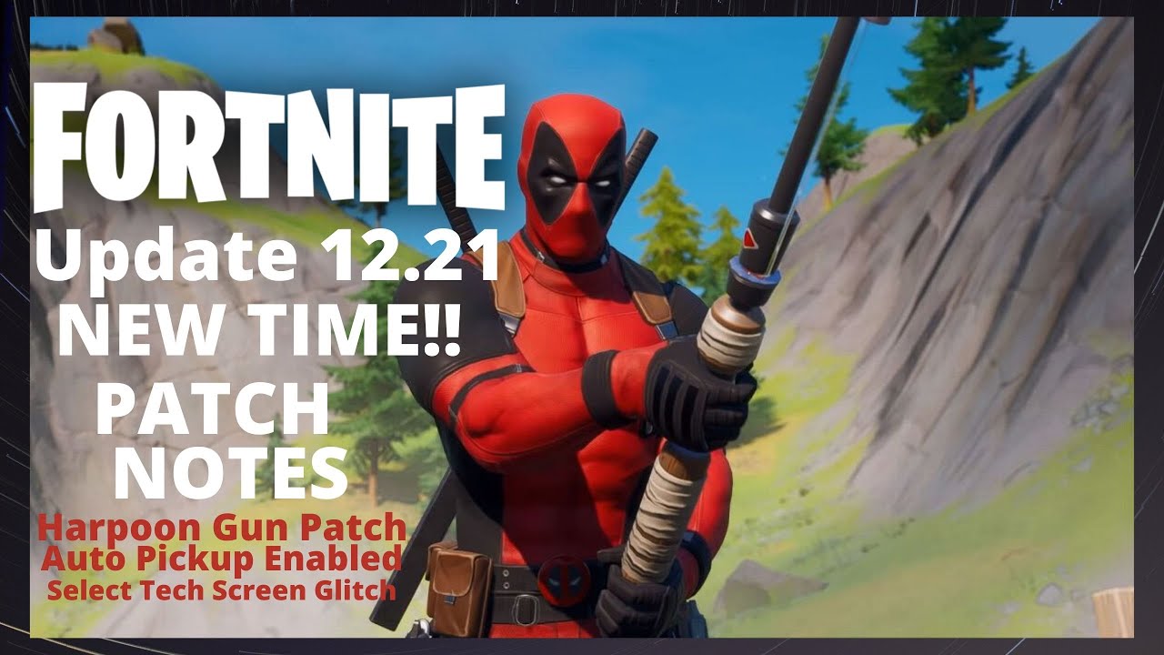 Fortnite Update 12.21 Patch Notes (Fortnite Battle Royale) - YouTube