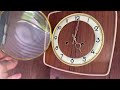 franz hermle u0026 sons fhs vintage pendulum wall clock germany please subscribe like