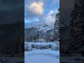 Banff National Park is waking up to a fresh blanket of snow ☃️ - #shorts