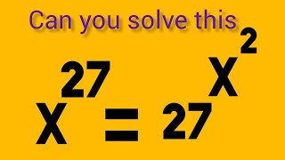 A nice exponential equation to solve| Math Olympiad#maths #olympiad#mathstrick