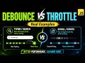 Debounce vs Throttle in JavaScript with Real Examples (Search Bar & Scroll)
