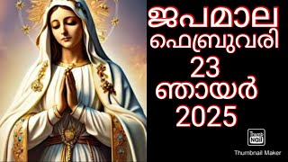 23rd February 2025  മഹിമയുടെ ദിവ്യ രഹസ്യങ്ങൾ (ഞായർ )