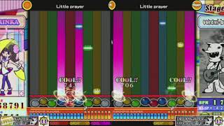 [pop'n music 解明リドルズ] ドリームゲイザー/little prayer H 正規 通常/UPPER比較