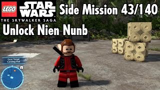 A Run for Nunb - Side Mission 43/140 Unlock Nien Nunb. LEGO Star Wars: The Skywalker Saga