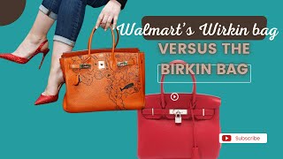 WALMARTS WIRKIN ( WALMES) BAG VS BIRKIN  BAG AFFORDABLE CHIC VS. TIMELESS  LUXURY‼️😮🤯