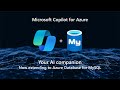 Microsoft Copilot in Azure - Unlock the benefits of Azure Database for MySQL with your AI companion!