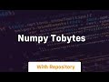 numpy tobytes