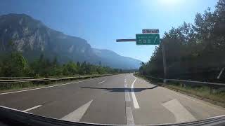 Italy/Austria: A23/A2 Tarvisio - Villach (Ossiacher See)