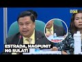 Jinggoy Estrada, pinunit ang letter or regret nina Jojo Nones at Richard Cruz