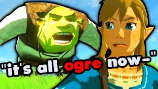 Breath of the Wild, but if I say "Shrek" he spawns...