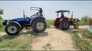 HMT 6522 tractor n preet tractor 75 hp 4x4 ko Hara Diya#tractor #hmt #sidhumoosewala #sonalika