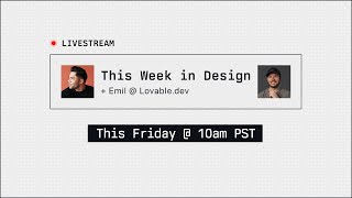 This Week in Design | Friday February 14th 2025 w/ Derek Briggs