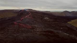 Fagradalsfjall Iceland Volcano August 21, 2021 10:00 am // DJI Mini 2