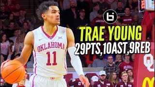 TRAE YOUNG 29PTS, 10AST, 9REB VS OKLAHOMA STATE! Ballislife Highlights