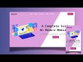 Responsive website template using HTML CSS and JavaScript