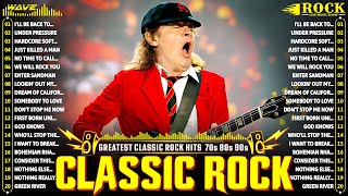 Best Classic Rock Songs 70s 80s 90s 🔥 Metallica, Queen, Nirvana, Guns N Roses, Bon Jovi, ACDC