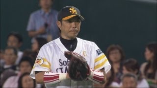 守備でも活き活き 小久保がダイビングキャッチで盛り上げる 2012.06.24 H-F