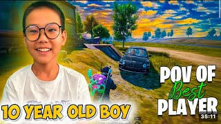 35 Kills 😲 10 Years Old Boy Playing Solo Vs Squad | Pubg Mobile | Best Aggressive Rush Gameplay ￼