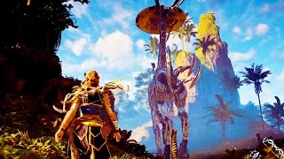 Horizon Zero Dawn 3 Minutes of PS4 Pro / PlayStation 4 Pro Gameplay Demo