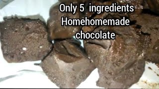 Homemade chocolate recipe//5 ചേരുവകൾ കൊണ്ട് വീട്ടിൽ തന്നെ ചോക്ലേറ്റ് ഉണ്ടാകാം