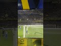 Seguridad de Boca tacklea a un hincha. (Desde la tribuna)